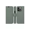 Etui portfelowe dbramante1928 New York dla Apple iPhone 13 Pro, zielone, 3 kieszenie na karty, pasuje do 6,1 cala (15,5 cm)