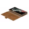 Etui Folio dbramante1928 Lynge do Samsung Galaxy S22 Ultra, tan, obsługuje ekran do 17,3 cm (6,8 cala), podstawka biurkowa