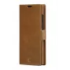 Etui Folio dbramante1928 Lynge do Samsung Galaxy S22 Ultra, tan, obsługuje ekran do 17,3 cm (6,8 cala), podstawka biurkowa