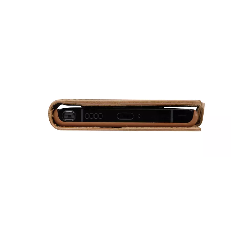 Etui Folio dbramante1928 Lynge do Samsung Galaxy S22 Ultra, tan, obsługuje ekran do 17,3 cm (6,8 cala), podstawka biurkowa