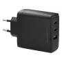 Charger dbramante1928 re-charge IT EU W. Charger 2x USB-C 100W + 1x USB-A, Indoor, AC, Czarny