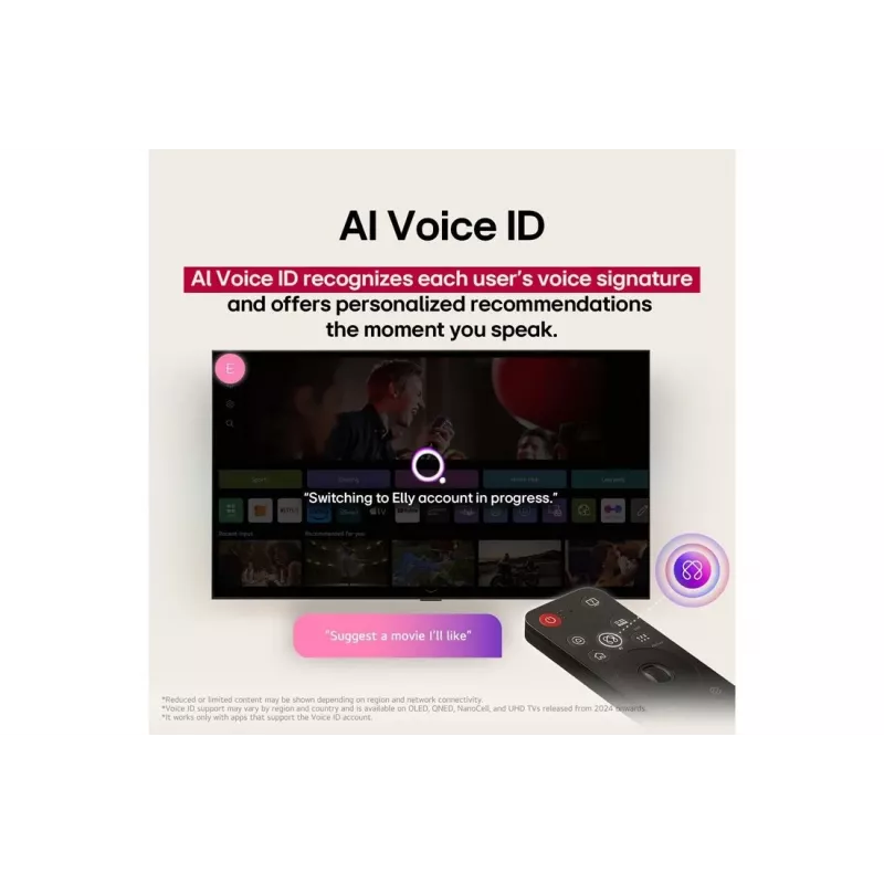 LG UHD AI 65UA75003LA TV 165.1 cm (65 cali) 4K Ultra HD Smart TV Wi-Fi Czarny