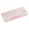 Bezprzewodowa klawiatura ASUS Marshmallow KW100 75% Bluetooth — QWERTZ niemiecki, przełączniki nożycowe, różowy
