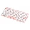 Bezprzewodowa klawiatura ASUS Marshmallow KW100 75% Bluetooth — QWERTZ niemiecki, przełączniki nożycowe, różowy