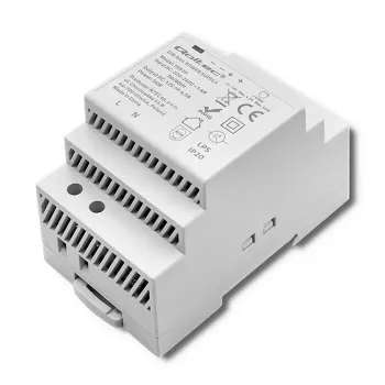 Zasilacz na szynę DIN QOLTEC 50920, jednofazowy, do instalacji przemysłowych