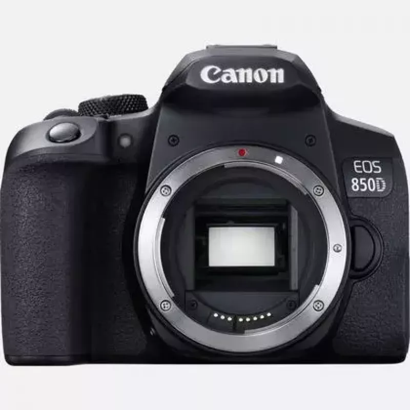 Zestaw aparatu Canon EOS 850D SLR 24,1 MP CMOS 6000 x 4000 pikseli Czarny