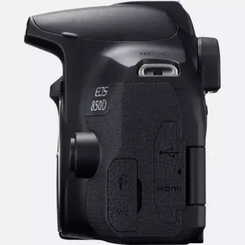 Zestaw aparatu Canon EOS 850D SLR 24,1 MP CMOS 6000 x 4000 pikseli Czarny