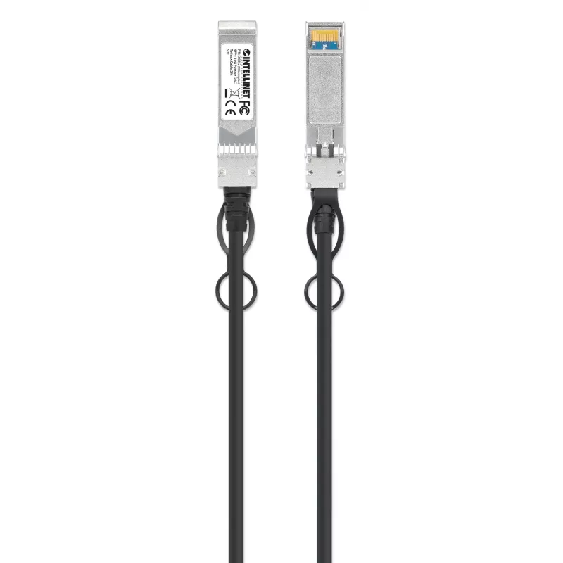 Intellinet 5m 10G SFP+ Pasywny kabel miedziany bezpośredniego podłączenia Twinax 24AWG MSA zgodny z SFP-H10GB-CU4M