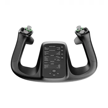 Baza lotnicza MOZA MFY YOKE — czarna baza lotnicza z ABS i stali stopowej, 142,5×202×313 mm