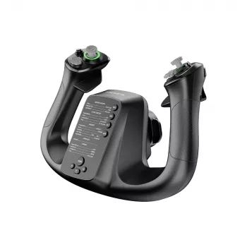 Baza lotnicza MOZA MFY YOKE — czarna baza lotnicza z ABS i stali stopowej, 142,5×202×313 mm