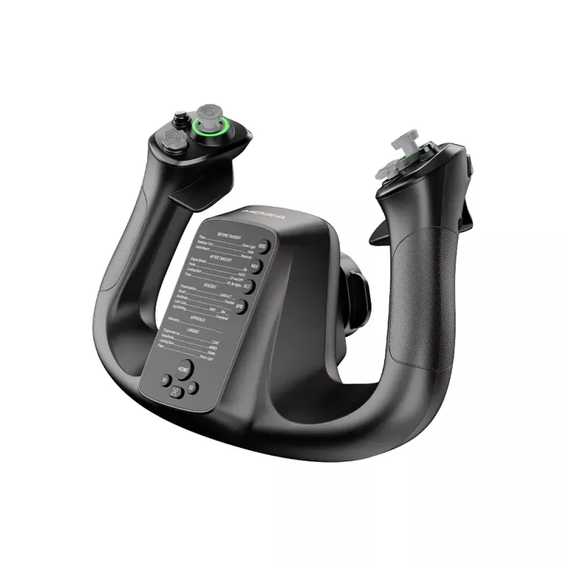 Baza lotnicza MOZA MFY YOKE — czarna baza lotnicza z ABS i stali stopowej, 142,5×202×313 mm