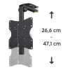 Hama 00220876 Uchwyt/Stojak TV 116,8 cm (46 cali) Czarny