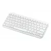 Bezprzewodowa klawiatura Bluetooth ASUS KW100 Marshmallow — układ 75%, QWERTZ, przełączniki nożycowe, biała