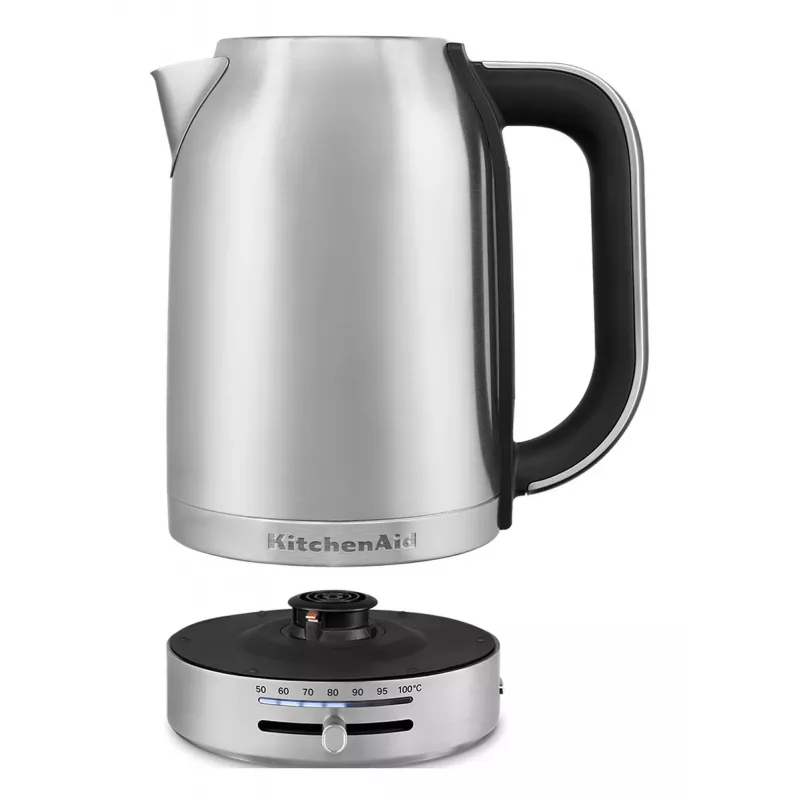 Czajnik elektryczny KitchenAid 5KEK1701ESX 1,7 l 2400 W Czarny, Stal nierdzewna