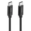 Kabel USB Hama Fabric USB 2.0 1.5 m USB C czarny