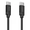 Kabel USB Hama Fabric USB 2.0 1.5 m USB C czarny