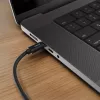Kabel USB Hama Fabric USB 2.0 1.5 m USB C czarny
