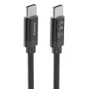 Kabel USB z tkaniny Hama 3 m USB C Czarny