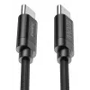 Kabel USB z tkaniny Hama 3 m USB C Czarny