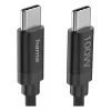 Kabel USB z tkaniny Hama 3 m USB C Czarny