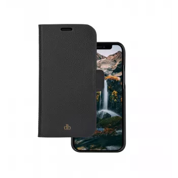Etui typu folio dbramante1928 New York do iPhone 11/XR — Night Czarny, 6,1 cala (15,5 cm), 3 kieszenie na karty