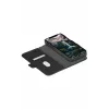 Etui typu folio dbramante1928 New York do iPhone 11/XR — Night Czarny, 6,1 cala (15,5 cm), 3 kieszenie na karty