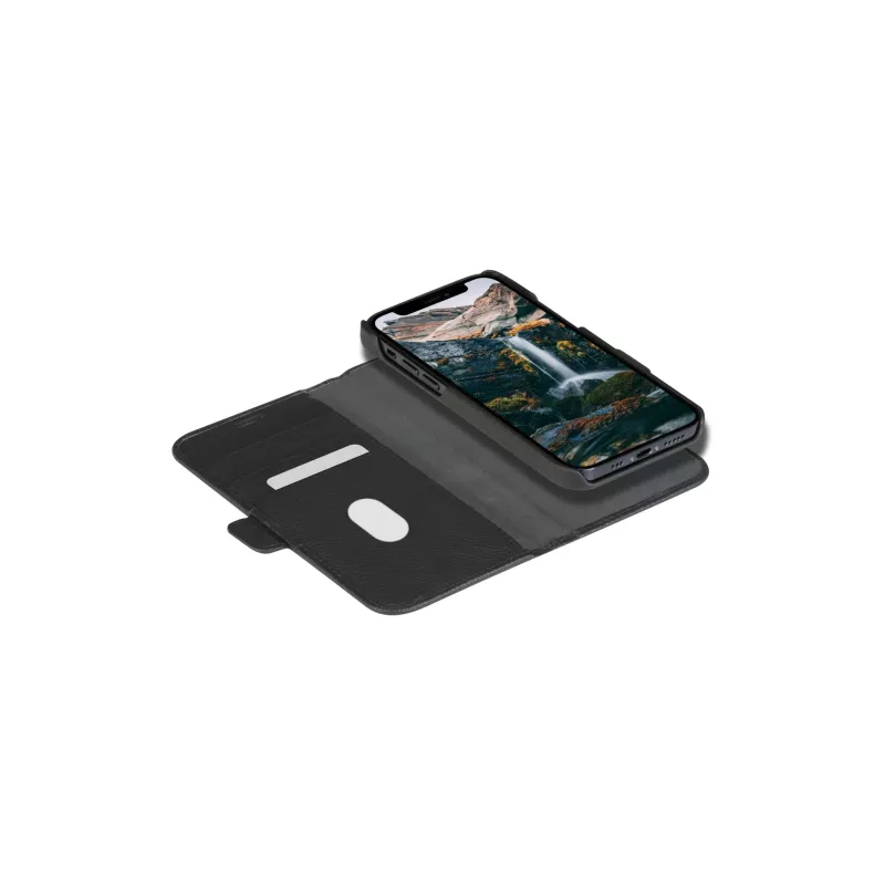 Etui typu folio dbramante1928 New York do iPhone 11/XR — Night Czarny, 6,1 cala (15,5 cm), 3 kieszenie na karty