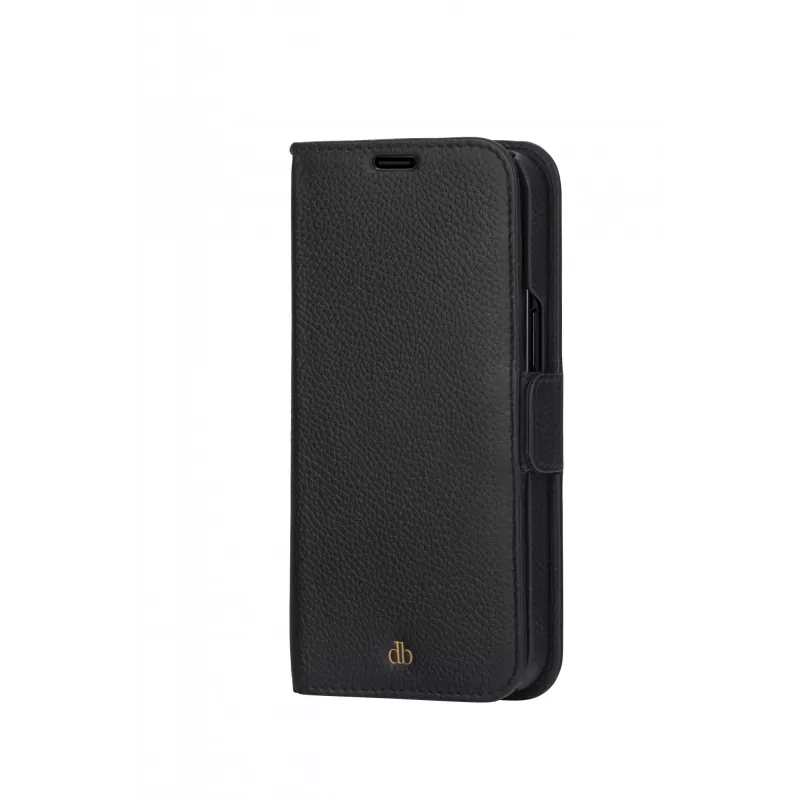 Etui typu folio dbramante1928 New York do iPhone 11/XR — Night Czarny, 6,1 cala (15,5 cm), 3 kieszenie na karty