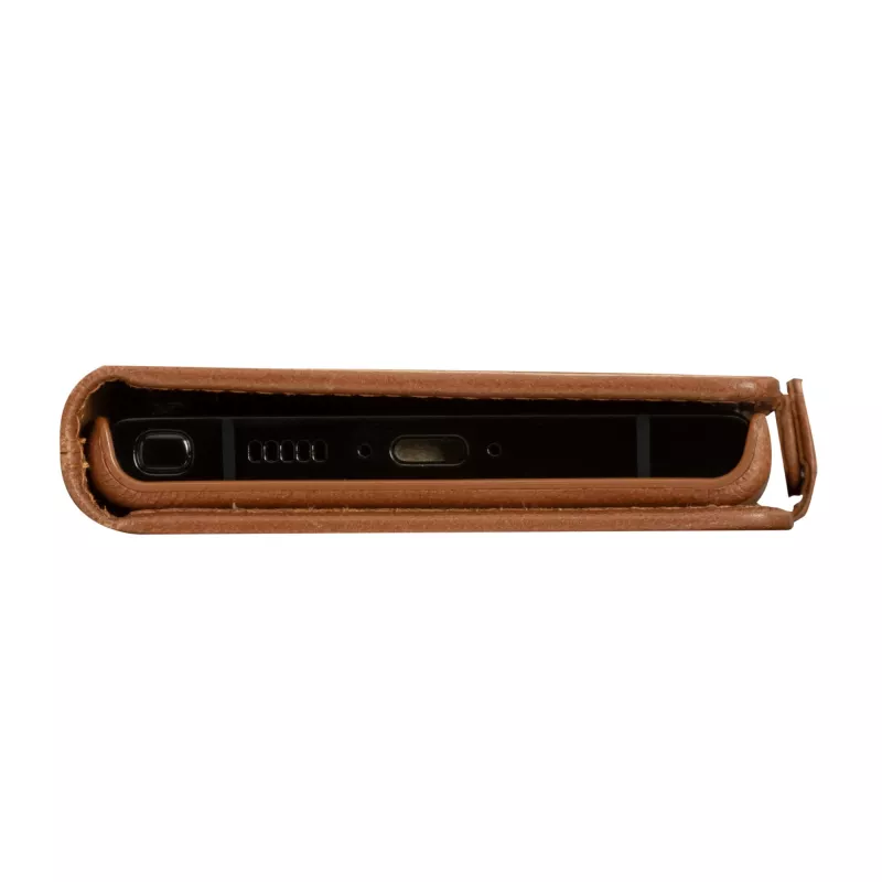 Etui folio do telefonu dbramante1928 Lynge dla Samsung Galaxy S23 Ultra, tan, 3 kieszenie na karty, pasuje do ekranu 17,3 cm (6,8 cala)