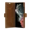 Etui z klapką dbramante1928 Copenhagen cienki do Samsung Galaxy S22 Ultra, ekran 6,8 cala, Tan
