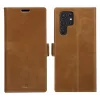 Etui z klapką dbramante1928 Copenhagen cienki do Samsung Galaxy S22 Ultra, ekran 6,8 cala, Tan