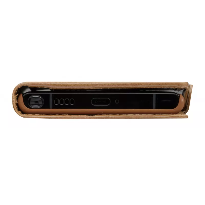 Etui z klapką dbramante1928 Copenhagen cienki do Samsung Galaxy S22 Ultra, ekran 6,8 cala, Tan