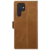 Etui z klapką dbramante1928 Copenhagen cienki do Samsung Galaxy S22 Ultra, ekran 6,8 cala, Tan