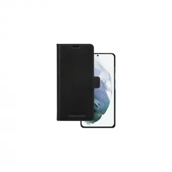 Etui typu portfel dbramante1928 Lynge do Samsung Galaxy S21+ (6,7 cala, czarne) z 3 kieszeniami na karty