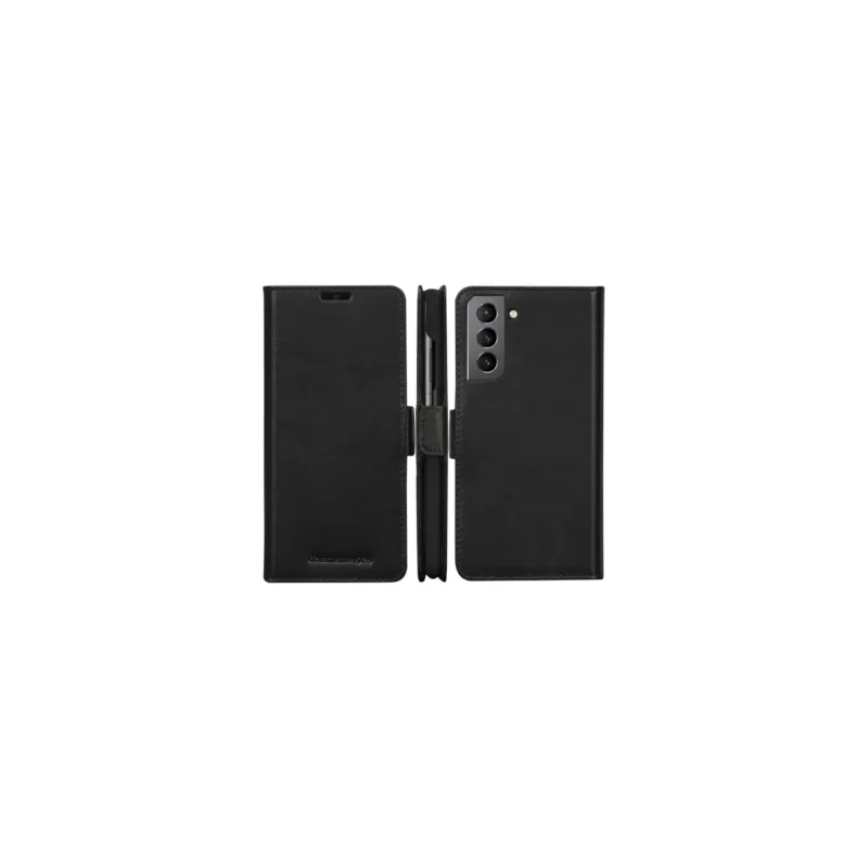 Etui typu portfel dbramante1928 Lynge do Samsung Galaxy S21+ (6,7 cala, czarne) z 3 kieszeniami na karty