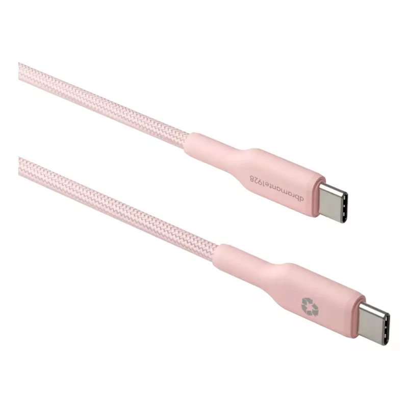 Kabel USB-C na USB-C d bramante CB20CCPI7206 — 1,5 m, różowy
