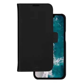 Etui z klapką dbramante1928 iPhone 14 Pro Max czarne 3 kieszenie na karty