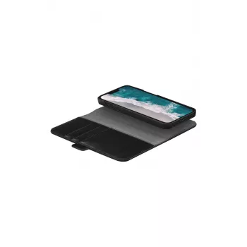 Etui z klapką dbramante1928 iPhone 14 Pro Max czarne 3 kieszenie na karty