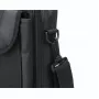 Torba na laptopa Manhattan Cambridge 14,1 cala, konstrukcja typu clamshell, czarna, NISKI KOSZT, kieszeń na akcesoria, komora na dokumenty z tyłu, pasek na ramię (odpinany), odpowiednik Targus CN313/CN414EU, futerał na notebook, trzyletnia gwarancja