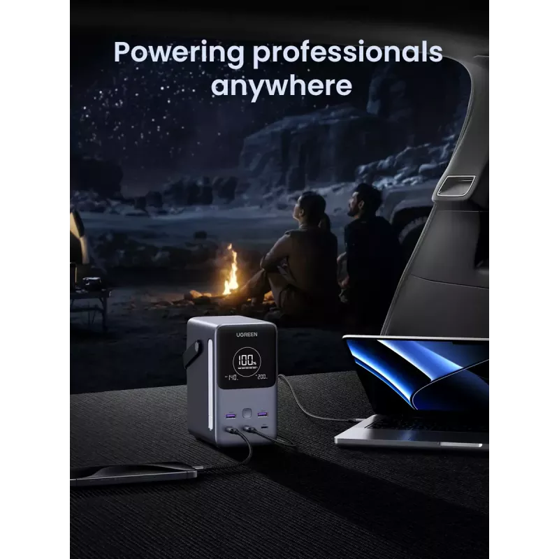 Ugreen Nexode Powerbank 48000 mAh Litowo-szary