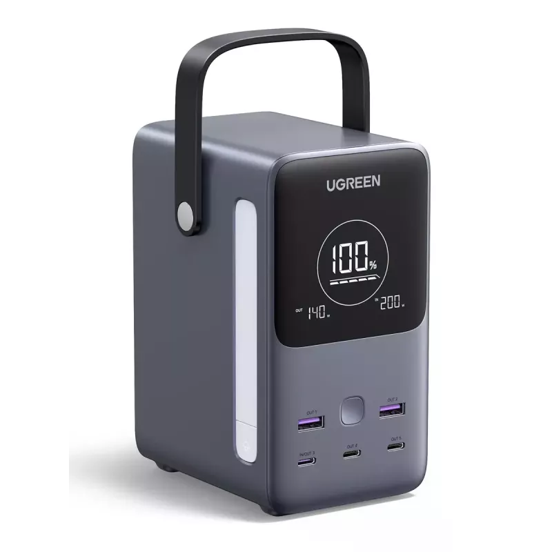 Ugreen Nexode Powerbank 48000 mAh Litowo-szary