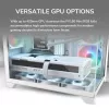 Obudowa PC Mini Tower Cougar FV150 ARGB biała — Micro-ATX / Mini-ITX, boczny panel, wentylatory 2x120 mm + 1x120 mm, zatoki na dyski 2,5 cala i 3,5 cala