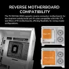 Obudowa PC Mini Tower Cougar FV150 ARGB biała — Micro-ATX / Mini-ITX, boczny panel, wentylatory 2x120 mm + 1x120 mm, zatoki na dyski 2,5 cala i 3,5 cala