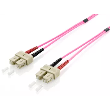 Equip SC/SC światłowodowy kabel krosowy, OM4, 3m, 3 m, OM4, SC, SC
