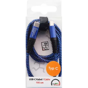 Kabel USB 2GO 797194 USB 3.2 Gen 1 1 m USB C niebieski