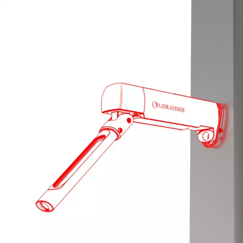 Kieszonkowa lampa robocza Ledlenser W7R Work Czarna LED 220 lm 2500 mAh
