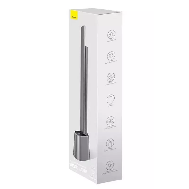 Lampa stołowa Baseus Smart Eye 5W szara 32 żarówki 4000K