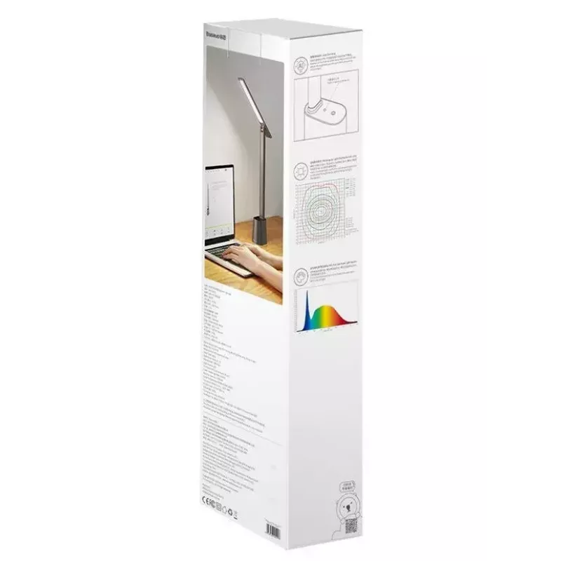 Lampa stołowa Baseus Smart Eye 5W szara 32 żarówki 4000K