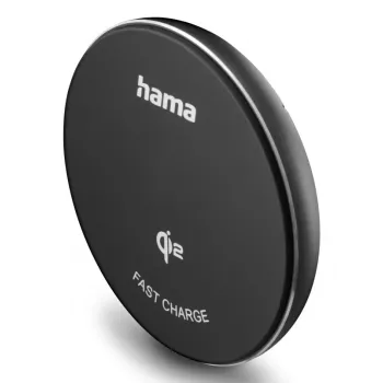 Hama 00201735 ładowarka do urządzeń mobilnych Smartfon Czarny USB Ładowanie bezprzewodowe Szybkie ładowanie Wewnętrzna