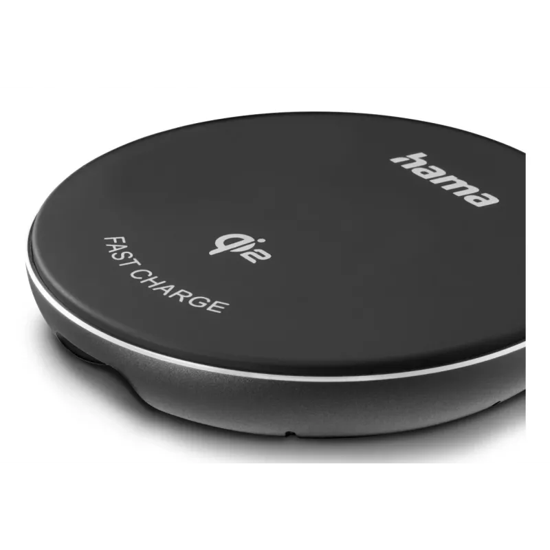Hama 00201735 ładowarka do urządzeń mobilnych Smartfon Czarny USB Ładowanie bezprzewodowe Szybkie ładowanie Wewnętrzna